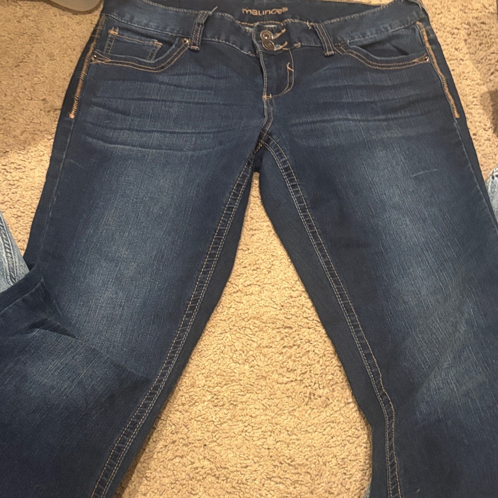 Maurices Dark Wash Straight Leg Jeans